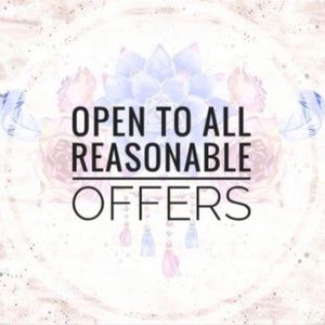 Open to reasonable offers!!